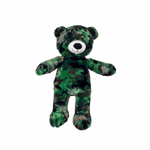 Build A Bear Teddy Bear Camouflage Bear 17" Camo Plush Stuffed Soft Toy BABW - Picture 2 of 4